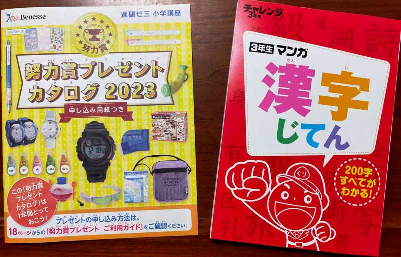 チャレンジ紙教材　３年生　漢字辞典