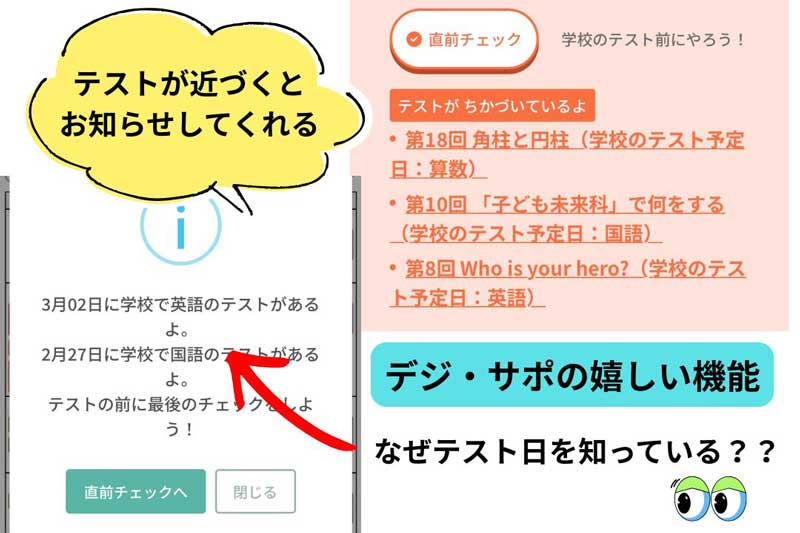 ポピー小学５年生　デジサポ　テスト