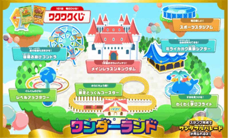 進研ゼミ 夏の特別号 メイン画面